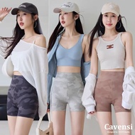 [Cavensi] Can Wear 90kg Shark Skin 2.0 Cool Three-Point Pants Yoga Shorts Safety Large Size Women 89