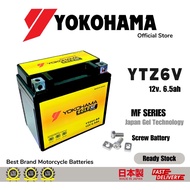 YOKOHAMA GOLD MF SERIES YTZ6 YTZ6V-BS BATTERY RS150 RSX-150 CBR150 VARIO VS125 VS150 BELANG150 NVX N