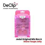 Jedai Bangkok DeClip Original Box B Mix 9 cm 5 cm 3 cm Coral Pink Jelly