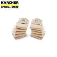 Karcher T 8/1 Paper filter bags M Size, 10x  , T 7/1, T 8/1, T 9/1, T 10/1 Industrial Dry Vacuum Fil