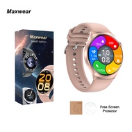 Fashion DT5 New Smartwatch Round Touch Screen Heart Rate Monitor Fitness Sports Smart Watch Men Wome