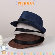 WEY Jazz Cap Soft Gangster Cap Unisex Fedora Cap