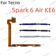 For Tecno Spark 6 Air KE6 Switch On Off Volume Side Button Power Volume Flex Cable