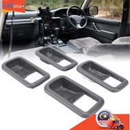Aumotop ABS Interior Door Handle Bezel Cover for 80 Series FJ80 HDJ80 HDJ81 1991-1997  Long Lasting 