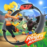 Switch game ringfit adventure with box,game,ring