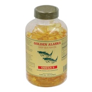 Golden Alaska Deep Sea Fish Oil, Omega 3, DHA/EPA 1000 mg 200 Softgels, FRESH Good Product