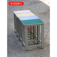 D-H Factory Workshop Chair Assembly Line Anti-Static Work Square Stool Factory Hospital School Iron High Leg Adult Bench