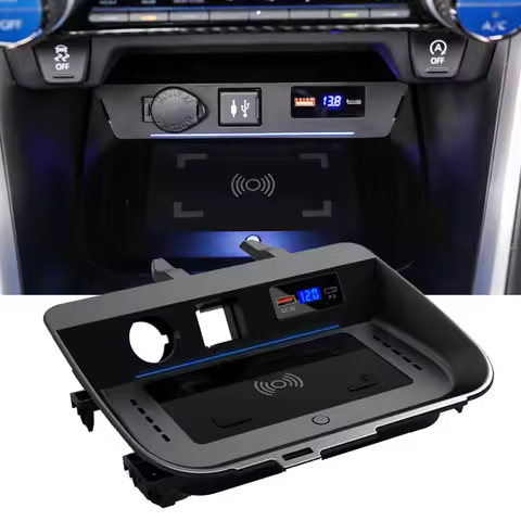 For Toyota RAV4 2020 2021 2022 2023 XA50 Car Wireless Charger Phone charger 15W Fast Phone Charging 