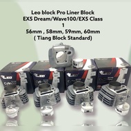 Leo Block Pro Liner EX5 Class,W100 56mm,58mm,59mm, 60mm 100% original Leo Racing
