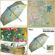 🌿 Wpc. 名畫藝術傘 雨傘 折傘 縮骨傘 雨傘 抗風輕量 Custav Klimt Flower Garden 花園 214g 🌿 預購