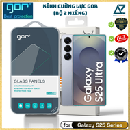 Kính Cường Lực GOR cho Samsung Galaxy S25 Ultra/ S25 Plus/ S25/ S25 Edge (Bộ 2 Miếng) - Hàng Chính H