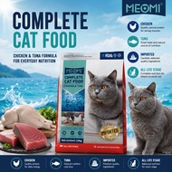 MEOMI Complete Cat Food Chicken & Tuna 10kg Premium Dry Cat Food Makanan Kucing