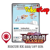 Obsidian Flames: Eiscue EX 222/197 Special Illustration Rare