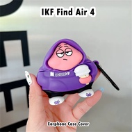 【In Stock】For IKF Find Air 4 Case Fashion Cartoon Soft Silicone Earphone Case Casing Cover