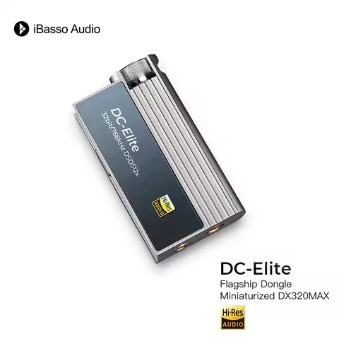 IBasso Jr.DC-Elite Mobilephone Amplifier Dongle Cap Flagship Portable DAC USB AMP Decoder ROHM BD343