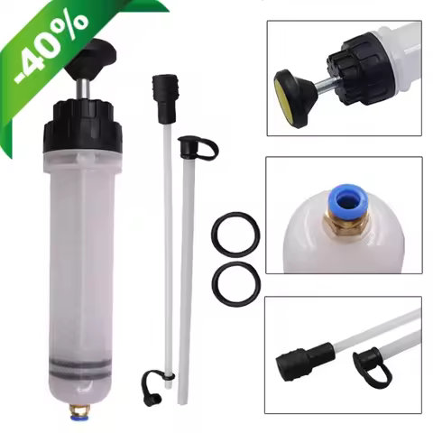 500cc Oil Fluid Extractor Pump Multi-Purpose Oil Syringe Fluid Syringe Extractor Car Vacuum Fuel Tra