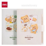 Deli file, butter bear, A4, 8 compartments, BB-HY602