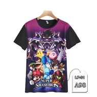 Mario Bros T-shirts, Super Smash Bros Game 3D Fashion Kids And Adults T-shirts
