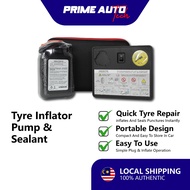 Emergency Tyre Repair Kit Sealant And Tyre Inflator Pump