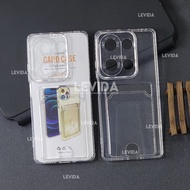 Poco X3 GT Poco X7 5G Poco X6 5G Card Case Clear / Slot Kartu Bening Case Poco X3 GT Poco X7 5G Poco