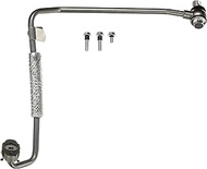 Gates TL229 Turbocharger Oil LineTurbocharger Oil Feed Line - Steel x 12" w/Banjo Bolt, 2 Bolts