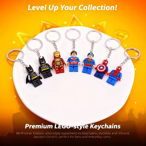 Spiderman Iron Man Cool Anime Character Keychain Exquisite Backpack Charm Birthday Gift Festival Gif