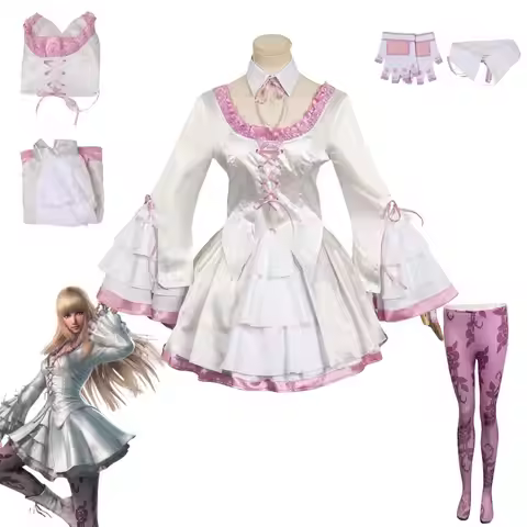 Tekken8 Lili Cosplay Fantasia Costume Disguise for Adult Women Girls Lolita Dress Roleplay Outfits H