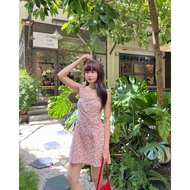 Dahlia Dahlia Dahlia | Mochi Dress | Short slim fit 2-strap flower dress