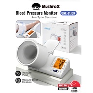 ✅【SG】Blood Pressure Monitor Tunnel Arm Type Digital BP Machine Cuff Free Voice Backlight Type-C