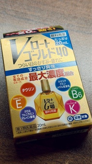 日本 樂敦 最強長效滋潤 Glod40 眼藥水 20ml Rohto長期使用電腦及手機 最強滋潤 隱形眼鏡 眼藥水 Eye Drops 最高濃度