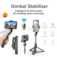 L08 PTZ Mobile Phone Sports Anti Shake Selfie Stick Single Axis Stabilizer Bluetooth Live Streaming
