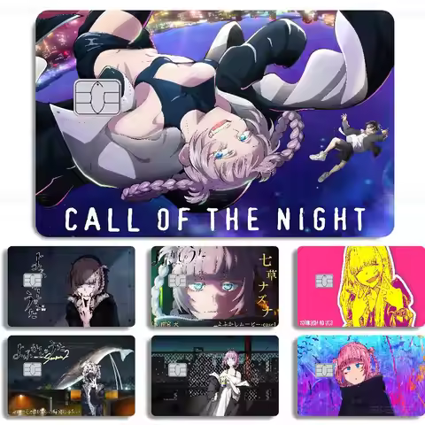 Call Night Nanakusa Nazuna Anime Young Creidt Card Debit Card Sticker Film Case Front Tape For Small