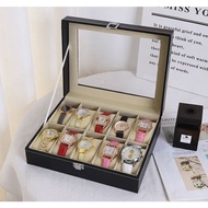 PP Watch Box 10 12 Slots Watch Box Storage