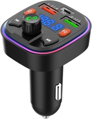 🌟 SG LOCAL STOCK🌟 3244) Q5 Car Bluetooth MP3 Player FM Radio Transmitter PD20W Flash Charging Car Ch