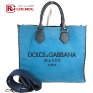 DOLCE&GABBANA 購物袋 Logo 單肩包