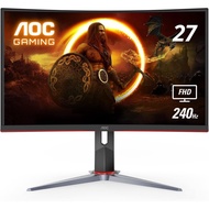 AOC 27" C27G2Z VA FHD Freesync 240Hz 0.5ms Height Adjustable Curved Gaming Monitor