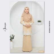 Habibi Boutique | Kurung Moden Amayra Nude