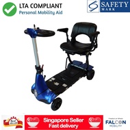 Solax Mobie Foldable Mobility Scooter - 4-Wheel Electric Scooter Personal Mobility Aid (PMA) for Elderly