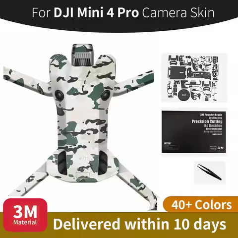 For DJI Mini 4 Pro SKin DJI mini4pro Aerial Camera Decorative Stickers Anti-scratch Camera protectiv