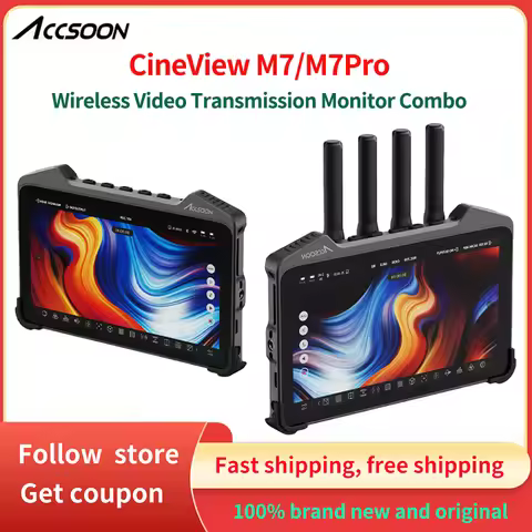 Accsoon CineView M7/M7 Pro Wireless Video Transmission Receiver Monitor Combo 4K Director Monitor 3D