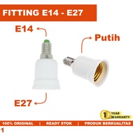 E14 Fitting Lamp Converter to E27 Fitting Over E 14 to E 27