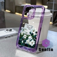 Original Art Flower Transparent Phone Case For Samsung A56 5G A36 A07 A26 5G A16 5G S25 Plus A55 5G 