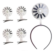 Abstract Brain Loading Creative Headband Hairpin - Rotatable, Humorous Symbol, Funny Mood Expression