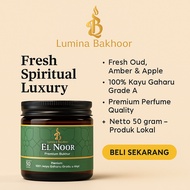 Lumina Bakhoor - El Noor – Bakhoor Gaharu Apple Amber Aroma | Long-Lasting Premium Mom