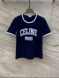 正品⭐️Celine 刺繡字母短䄂T恤