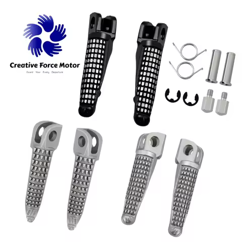 Front Foot pegs Motorcycles Footrest Rider Pedal For Kawasaki Ninja ZX-6R abs KRT ZX-10R Z800 ZR-800