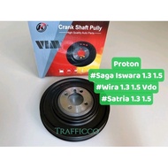 Rubber Proton Wira pulley vdo 1.3 1.5 Saga 12v Iswara Satria main pully crank shaft pulley Crankshaf