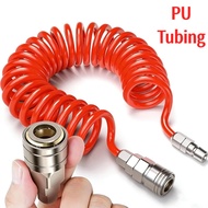 【24H】PU Air Hose Recoil Air Hose Compressor Pipe Pneumatic Spring Tube Compressor Hose Compressor An