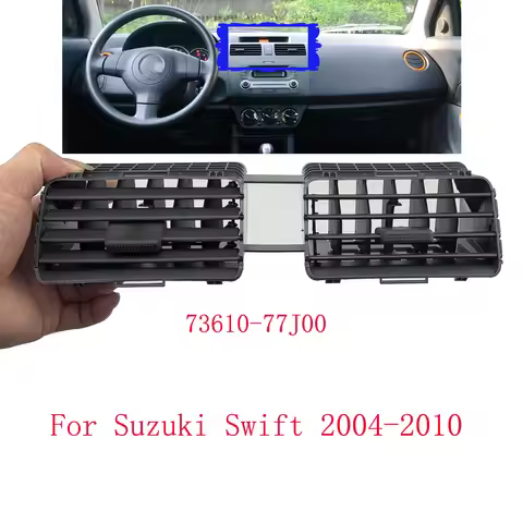 1pc Air Outlet Vent Car Black Front Dash Center Conditioning Vent Grill Outlet Panel For Suzuki Swif