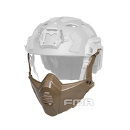 FMA Tactical Half Face Mask With Helmet Rail Connect For SF Tactical H